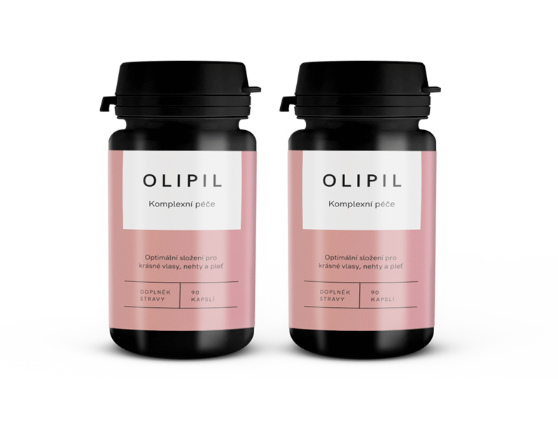 OLIPIL 180 kapslí pro růst, objem a celkovou krásu vlasů, nehtů a pokožky