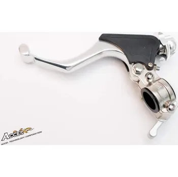 ACCEL uchycení páčky spojky kompletní + HOT START univerzální (kovaný) barva titanová (3 pozice páčky)