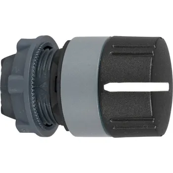 vypínač a zásuvka ZB5AD39C0 ČE Ovládací hlavice otočná, Rýhovaný knoflík, 3 Pozice , speciální popis ŠE, Schneider Electric