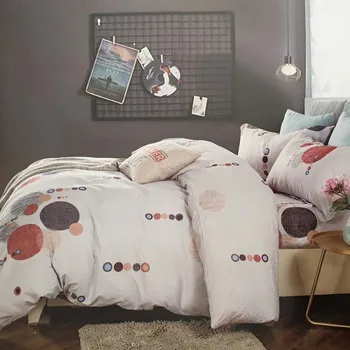 Povlečení Numberoplus Francouzské krepové povlečení krémová - Léto