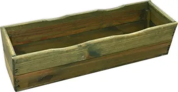 Truhlík Rojaplast Zahradní dřevěný truhlík 44 cm zelený
