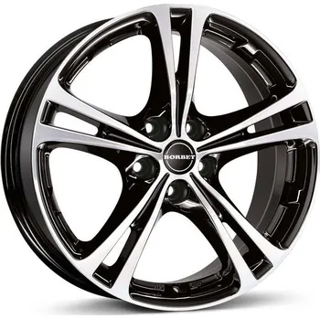 Alu kolo Alu disk Borbet XL 8x18, 5x112, 72.6, ET50 black polished