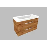 Krajcar LX-Luxury Koupelnová skříňka s keramickým umyvadlem 105x46x65 cm, LX105 Barva: Platan