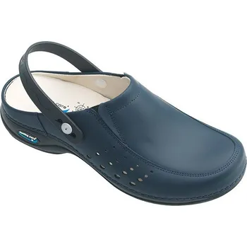 Dámské pantofle Pracovní pantofle Nursing Care BERLIM s páskem - tmavě modrá velikost Nursing Unisex: 40