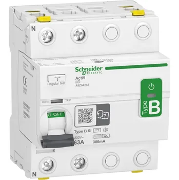 Proudový chránič A9Z64263 Proudový chránič iID 2P 63A 300mA typ B-SI 230V, Schneider Electric
