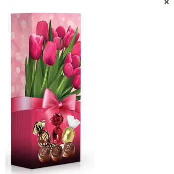 Bonboniéra Delafaile pralinky Tulipány 84g