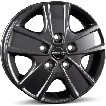 Alu kolo Alu disk Borbet CWG 6x16, 5x118, 71.1, ET68 mistral anthracite glossy