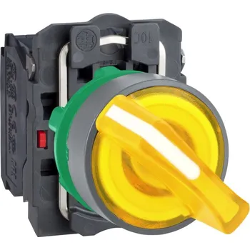 vypínač a zásuvka XB5AK125G5C0 ŽL Ovládač otočný provětlený 2 pozice pevné 120vAC speciální popis ŠE, Schneider Electric