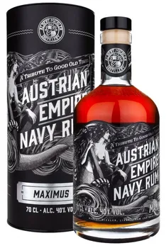 Rum Austrian Empire Navy Maximus 40 % 0,7 l dárková tuba