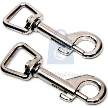 Karabina popruhová, otočná, typ D1 20 mm, balení 25 ks