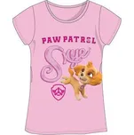 Setino Tričko s krátkým rukávem Paw Patrol světle růžové bavlna 128 cm