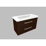 Krajcar LX-Luxury Koupelnová skříňka s keramickým umyvadlem 105x46x65 cm, LX105 Barva: Wenge