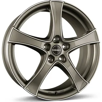 Alu kolo Alu disk Borbet F 7.5x19, 5x112, 72.5, ET48 graphite polished