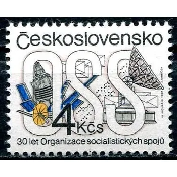 Poštovní známka Českosloveská pošta (1987) č. 2810 ** - Československo - 30 let Organizace správy spojů