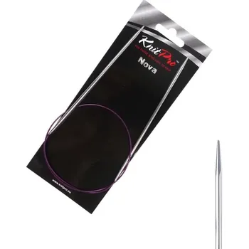Jehlice KnitPro Nova kruhové kovové fixní jehlice 3mm 60cm (KnitPro Nova kruhové jehlice 3mm 60cm)