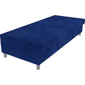 Postel Válenda modrá 195 × 85 cm pružinová na nohách