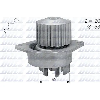Chladič motoru Vodní čerpadlo, chlazení motoru DOLZ C111