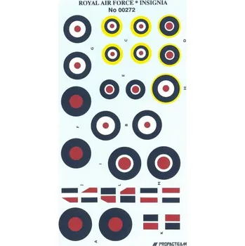 Plastikový model 1:72 Britské výsostné znaky (2. světová válka)