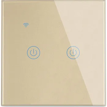 vypínač BOT Chytrý dotykový vypínač osvětlení TWO zlatý