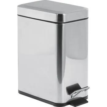 Odpadkový koš AQUALINE Simple Line 5 l leštěný nerez
