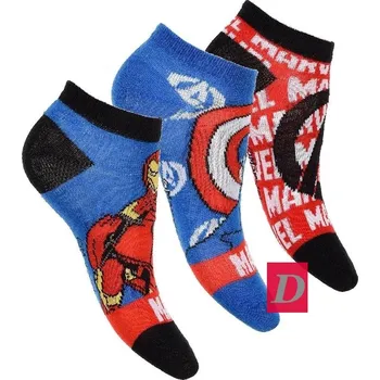 SUN CITY Ponožky AVENGERS kotníkové 3pack, 27/30