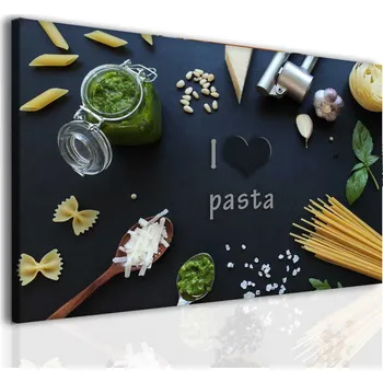 Malvis ® Obraz těstoviny Velikost: 90x60 cm