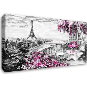 Obraz Malvis ® Obraz na stěnu reprodukce Paříž Velikost (šířka x výška): 60x40 cm