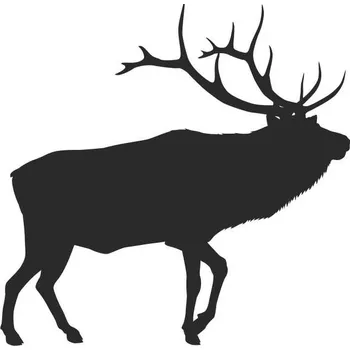 Samolepicí dekorace na vozidlo SI0115014E - Jelen - 160 x 155 mm doprava