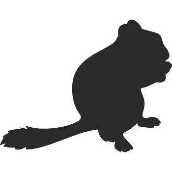 Samolepicí dekorace na vozidlo SI0115004E - Veverka - 160 x 155 mm doprava