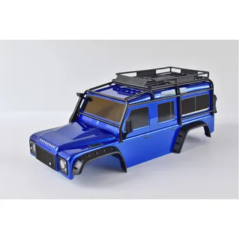 autíčko Traxxas karosérie Land Rover Defender modrá: TRX-4 TRA8011BLU