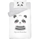 DETEXPOL Bambusové povlečení do postýlky Panda Bavlna, Bambus, 100/135, 40/60 cm (DL-079080)