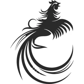 Samolepicí dekorace na vozidlo SI0190003E - China Cock3 - 160 x 120 mm