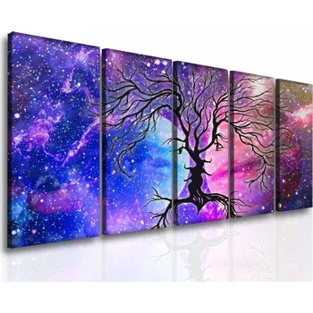 Obraz Malvis ® Pětidílný obraz - Strom milenců Velikost: 150x60 cm