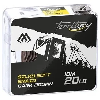 MIKADO Silky Soft Braid Dark Brown 20lb / 10m (AMC-SSB20/DG)
