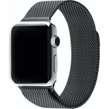 Nerezový ocelový řemínek na Apple Watch - Black 42 / 44 mm