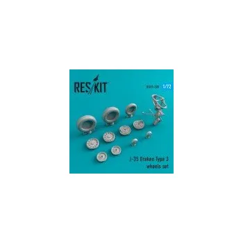 Plastikový model 1/72 J-35 Draken Type 3 wheels (REV/HAS)