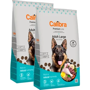 Krmivo pro psa 2x Calibra Dog Premium Line Adult Large 12 kg NEW