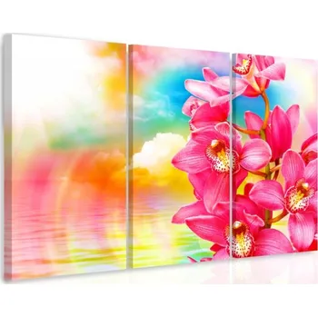 Malvis ® Vícedílný obraz - Orchidej Velikost: 150x100 cm