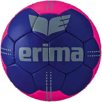 Fotbalový míč ERIMA PURE GRIP NO.4 HÁZENKÁŘSKÝ MÍČ - Tmavě modrá, Růžová - velikost 2 uk