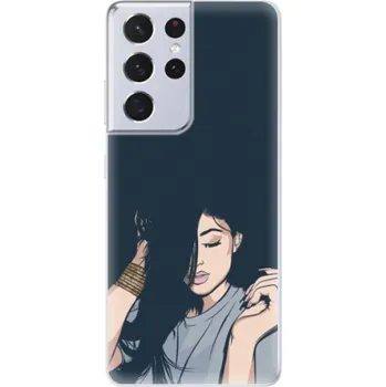 Pouzdro na mobilní telefon Odolné silikonové pouzdro iSaprio - Swag Girl - Samsung Galaxy S21 Ultra