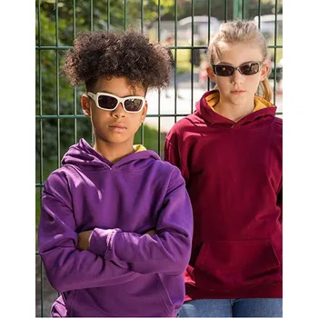 Dívčí mikina Dětská mikina s kapucí Varsity JH003K