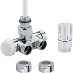 Termostatická sada ISAN rohová jednobodová levá bílá O39BWCL145