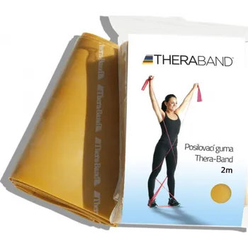 THERA-BAND posilovací guma 2m, zlatá, max. silná