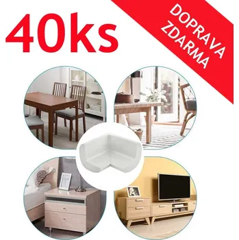 Dětská zábrana Deminas | DESETBALENÍ - Ochrana rohů - chránič rohů stolu a nábytku (40ks)