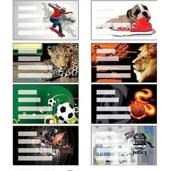 Set školních potřeb Naklejki na zeszyt Boys 24szt.