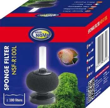filtrační náplň do akvária Aqua Nova NSF-R100L molitanový filtr