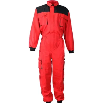 Pracovní oblečení INOVA kombinéza červená / černé doplňky - v.46