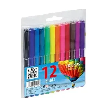 Set školních potřeb Pisaki 12 kolorów FIORELLO