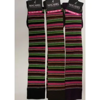 Dámské ponožky Nadkolenky, Velikost: UK- 4-7, EU ( 37-42 ), Barva Hnědá Gift3 1207