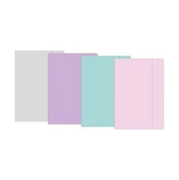 Set školních potřeb Teczka z gumką A4+ Pastel (10szt)